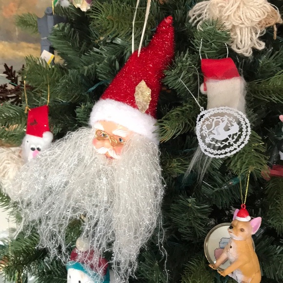 Rare Vintage 14”Large Santa Christmas Ornament - Picture 2 of 8